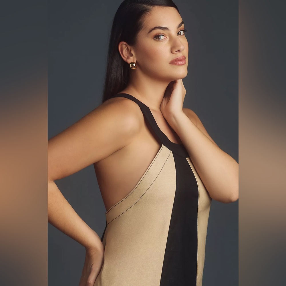 MAEVE The Ami Linen Halter Maxi Dress - Picture 2 of 7